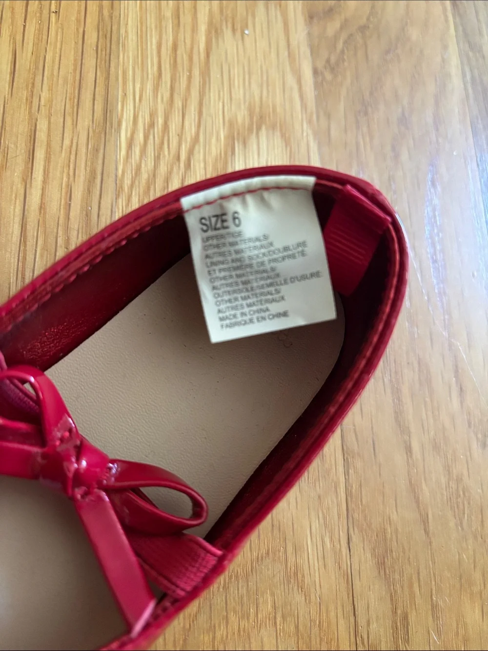 Gymboree red slip